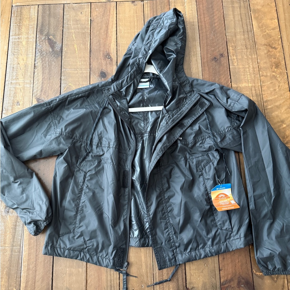 Columbia Black Hooded Jacket